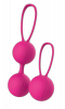 Dream Toys Pleasure Balls & Eggs Duo Ball Set - kulki gejszy (fioletowy)